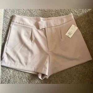 a new day Blush Beige High-Waist Dress Shorts